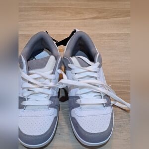 Brand New Athletic Works Men's White and Gray Sneakers
